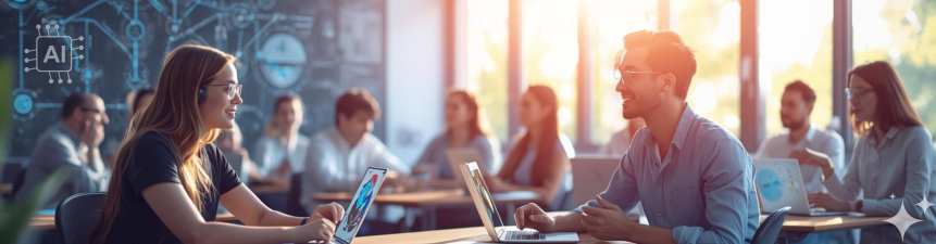 Two black and three white people are smiling.